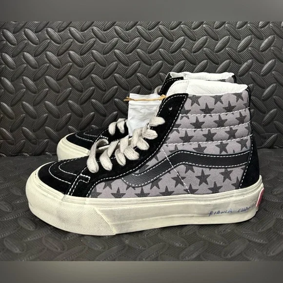Vans Vault OG Sk8-Hi Reissue Bianca Chandon Black Grey Sneakers Womens Size 5 - Picture 2 of 6